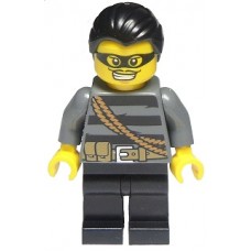 cty363 Police - City Burglar, Black Hair, Mask